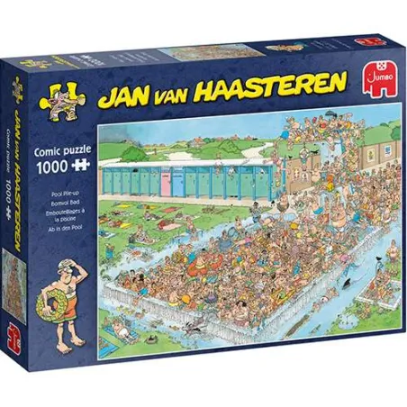 Comprar Puzzle Jumbo 1000 Piezas Multitud En La Piscina 20039