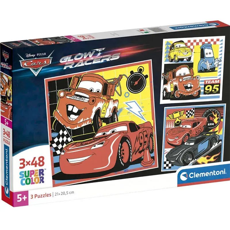 Comprar Puzzle Clementoni Cars Disney De 3x48 Piezas 25309