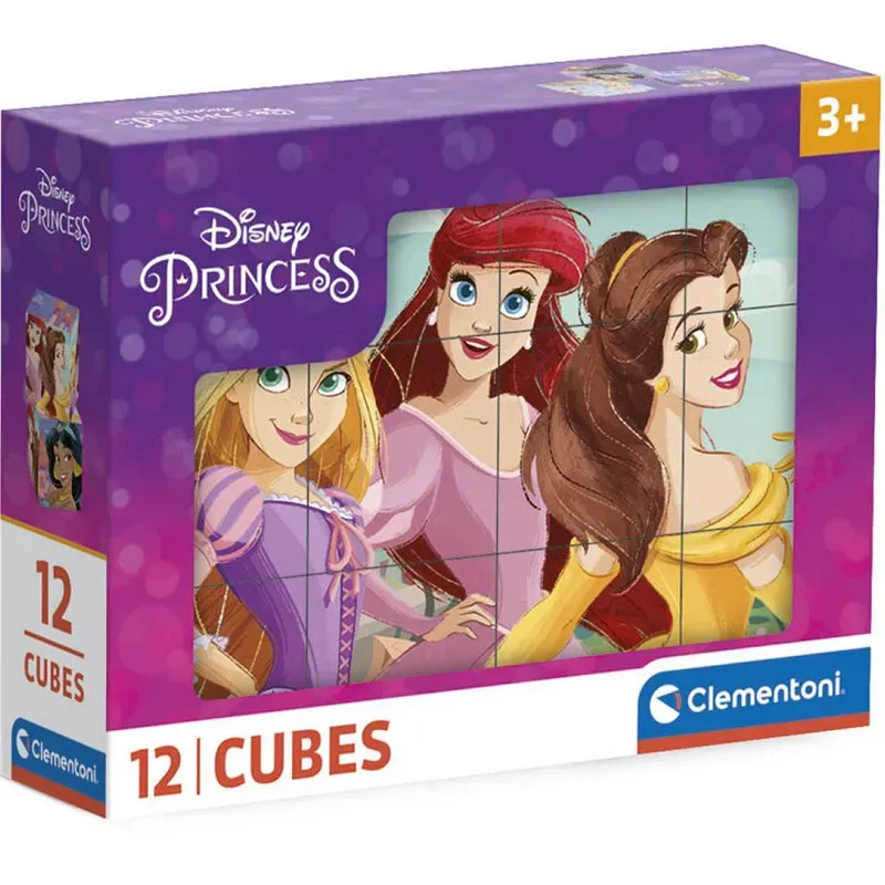 Comprar Cubo Clementoni Princesas Disney De 12 Piezas 41197