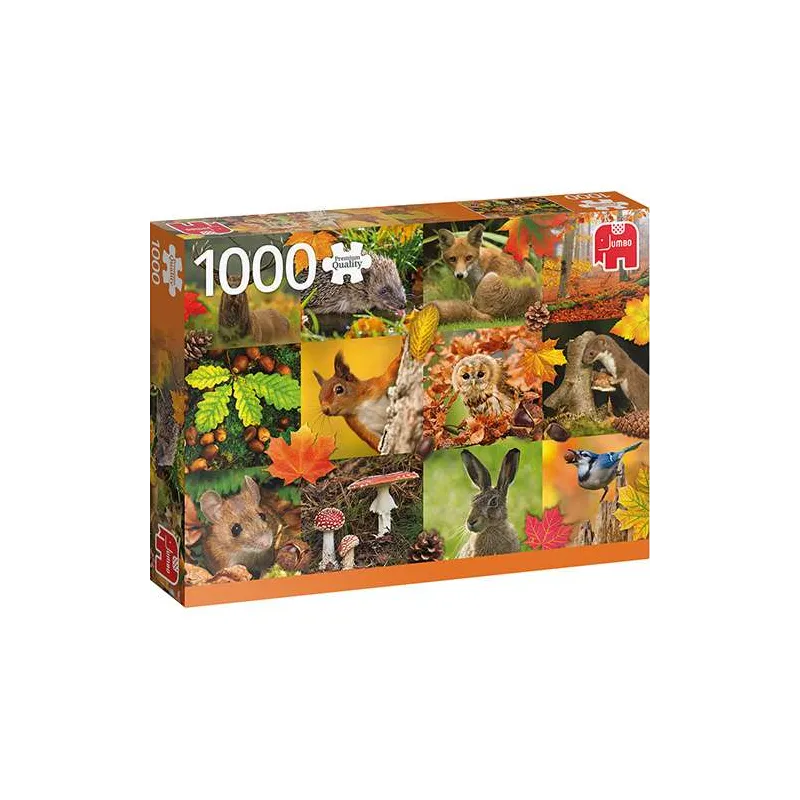 Puzzle Jumbo Animales de Otoño de 1000 Piezas 18863