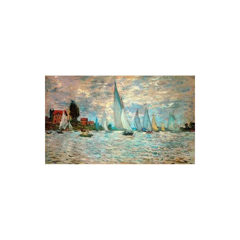 Puzzle Ricordi Las Barcas, regata en Argenteuil (Monet) de 2000 piezas Panorama3002N00008
