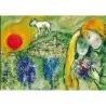 Puzzle Ricordi Los enamorados de Vence (Chagall) de 1500 piezas 2901N15432