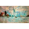 Puzzle Ricordi Las barcas, regata en Argenteuil (Monet) panorámico de 1000 piezas 2802N1629G