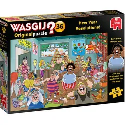 Puzzle Jumbo Original Wasgij 36 Resolución de Año Nuevo 1000 piezas 25000