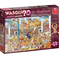 Puzzle Jumbo Retro Destiny Wasgij 4 Los juegos Wasgij 1000 Piezas 19178