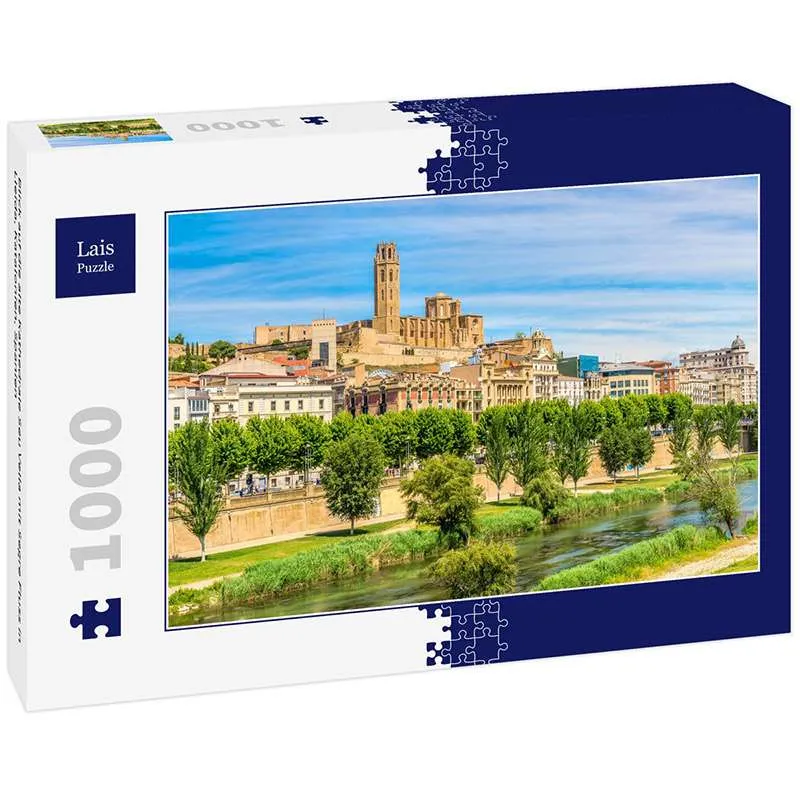 Lais Puzzle 1000 piezas Vistas de la Catedral de Seu, Lleida