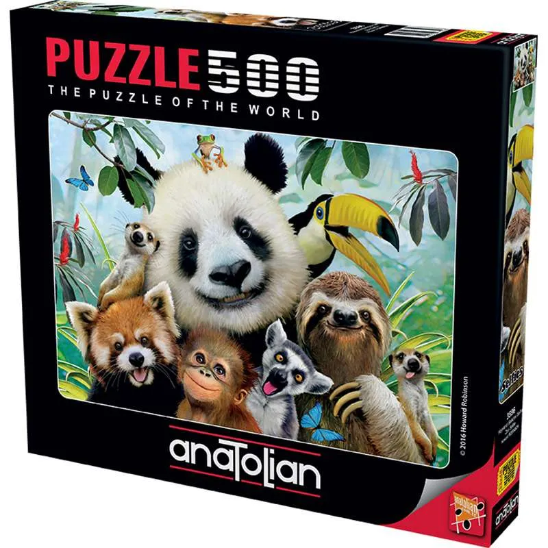 Puzzle Anatolian de 500 piezas Selfie del zoo 3596