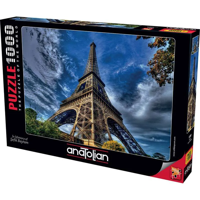 Puzzle Anatolian de 1000 piezas Torre Eiffel de Paris 1080