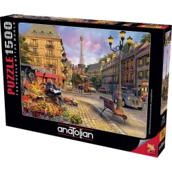 Puzzle Anatolian de 1500 piezas Vida en la calle de París 4542