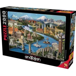 Puzzle Anatolian de 2000 piezas Monumentos populares 3941