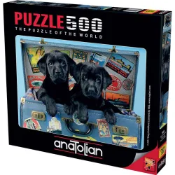 Puzzle Anatolian de 500 piezas Labradores viajeros 3601