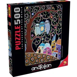 Puzzle Anatolian de 500 piezas Tres búhos 3605