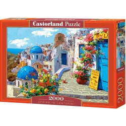 Puzzle Castorland Primavera en Santorini de 2000 piezas 200603