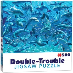 Puzzle Cheatwell Delfines de 500 piezas DOUBLE TROUBLE