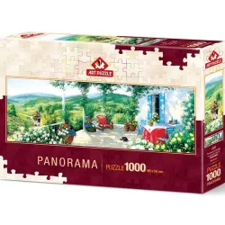 Puzzle Art Puzzle Panorámico Invitado en la terraza de 1000 piezas 5349