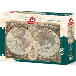 Puzzle Art Puzzle Mapa del mundo de 260 piezas 4276
