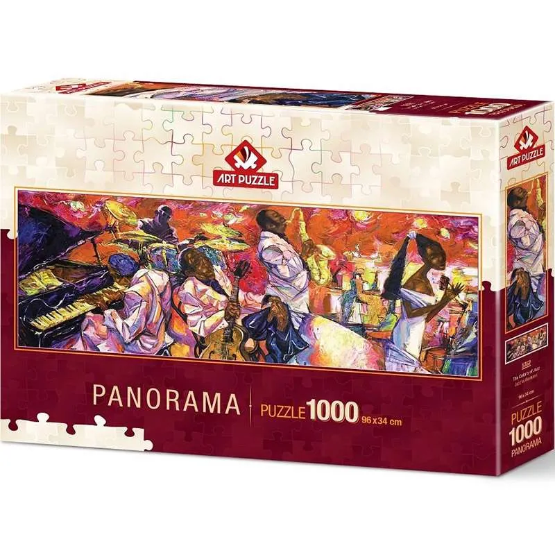 Puzzle Art Puzzle Panorámico Colores del jazz de 1000 piezas 5352
