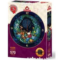 Puzzle Art Puzzle Redondo Reloj Astrología de 570 piezas 5003