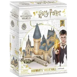 Puzzle 3D Cubicfun Harry Potter, Gran Salón de Hogwarts de 187 piezas DS1011H