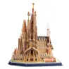 Puzzle 3D Cubicfun National Geographic, La Sagrada Familia, Barcelona 184 piezas DS0984H