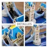 Puzzle 3D Cubicfun Monumentos Puente de la Torre, Londres de 52 piezas C238h
