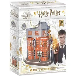 Puzzle 3D Cubicfun Harry Potter, Tienda de artículos de broma de los Weasleys de 62 piezas DS1007h
