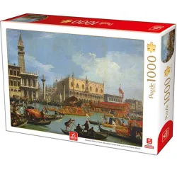 Puzzle Deico El Regreso de Bucentaur al Palazzo Ducale Venecia, Canaletto de 1000 piezas 76687