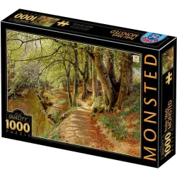 Puzzle DToys Día de primavera en el bosque de 1000 piezas 77653