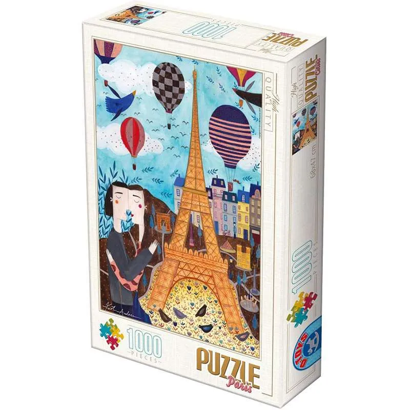 Puzzle DToys París, Kurti de 1000 piezas 73730