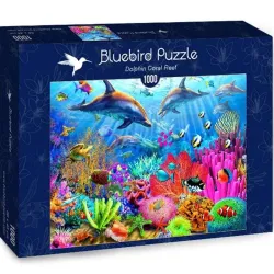 Bluebird Puzzle Delfines en el coral de 1000 piezas 70169