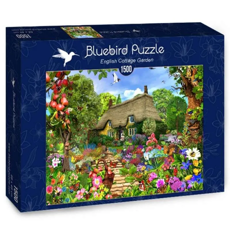 Bluebird Puzzle Cabaña de jardín inglés de 1500 piezas 70141