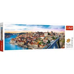 Puzzle Trefl 500 piezas panorama Porto, Portugal 29502