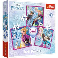 Puzzle Trefl 20-36-50 piezas progresivo Disney Frozen 34832