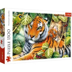 Puzzle Trefl 1500 piezas Dos tigres 26159