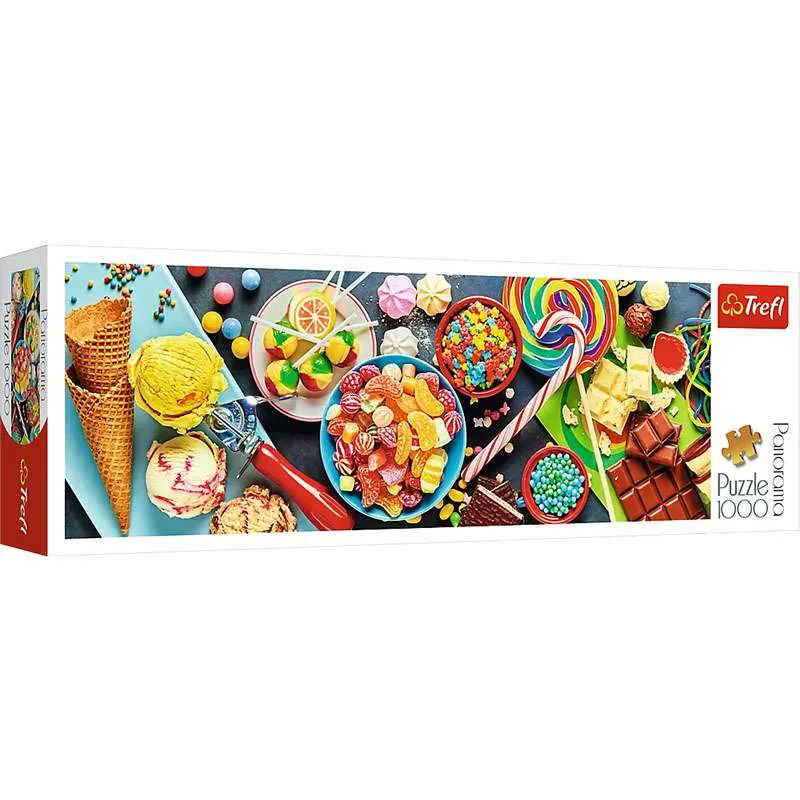 Puzzle Trefl 1000 piezas panorama Dulces delicias 29046