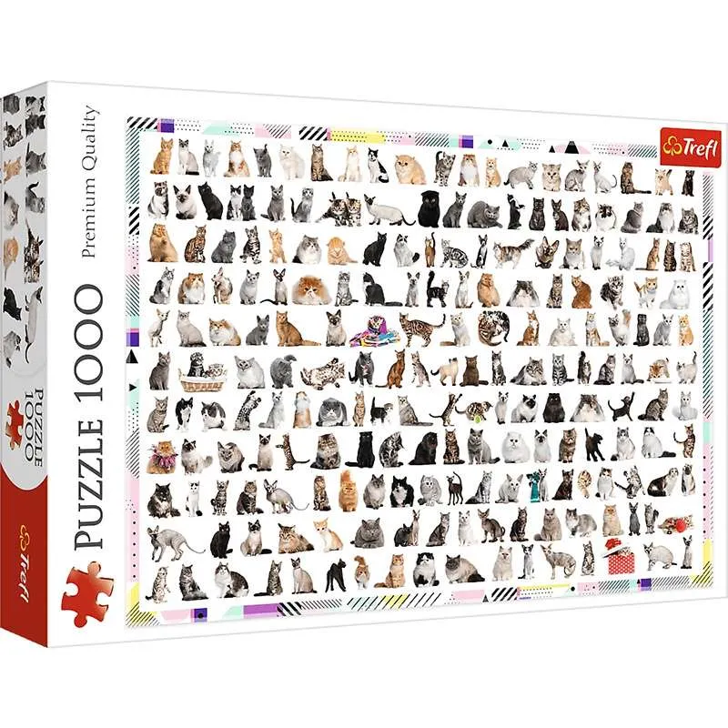 Puzzle Trefl 1000 piezas Gatos 10498