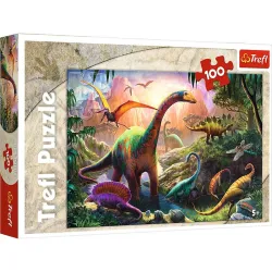 Puzzle Trefl 100 piezas Mundo de Dinosaurios 16277