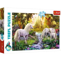 Puzzle Trefl 100 piezas Unicornios 16349