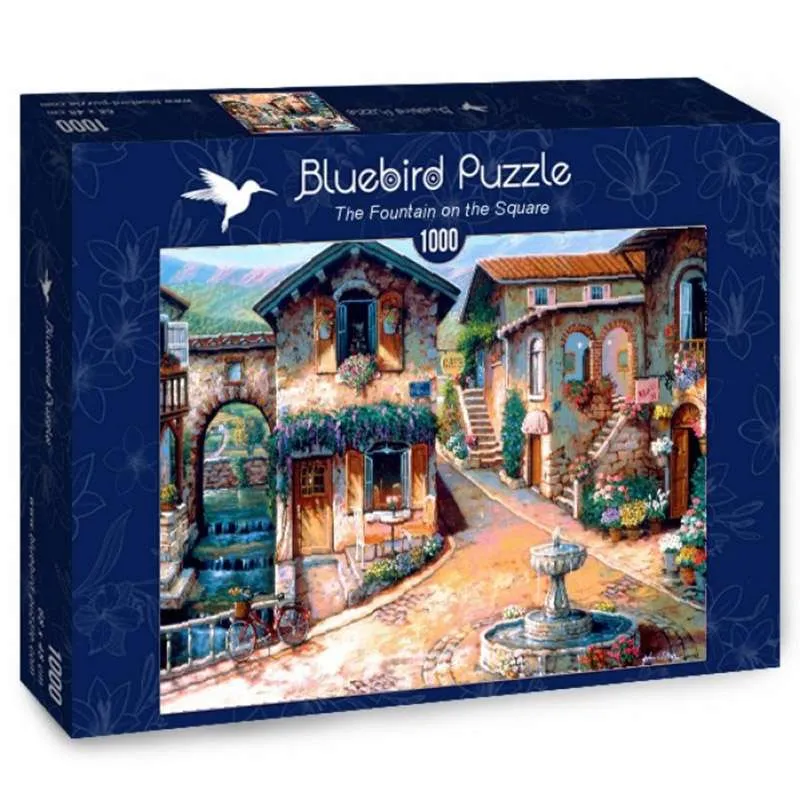 Bluebird Puzzle La fuente de la plaza de 1000 piezas 70120