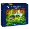Bluebird Puzzle Familia de lobos en verano de 1000 piezas 70156