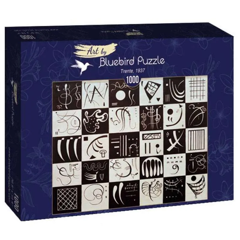 Bluebird Puzzle Trente, Kandinsky de 1000 piezas 60051