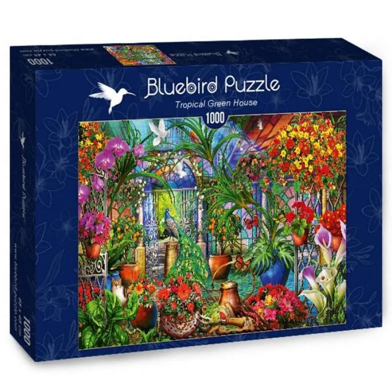 Bluebird Puzzle Casa verde tropical de 1000 piezas 70248-P