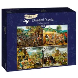 Bluebird Puzzle Las cuatro estaciones, Brueghel de 1000 piezas 60020