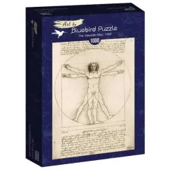 Bluebird Puzzle El hombre de Vitruvio, Da Vinci de 1000 piezas 60009
