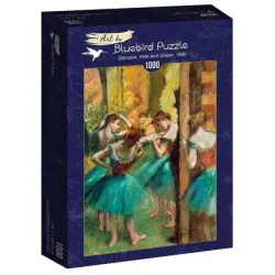 Bluebird Puzzle Bailarinas, rosa y verde, Degas de 1000 piezas 60047