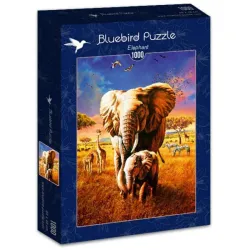 Bluebird Puzzle Elefantes de 1000 piezas 70314-P