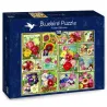 Bluebird Puzzle Cuadros de flores de 1500 piezas 70474