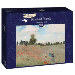 Bluebird Puzzle Campo de amapolas, Monet de 1000 piezas 60122