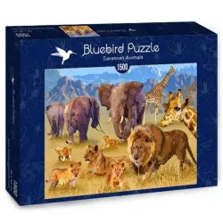 Bluebird Puzzle Animales de la Sabana de 1500 piezas 70419