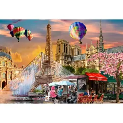 Puzzle de madera Primavera en Paris 75 piezas Wooden City